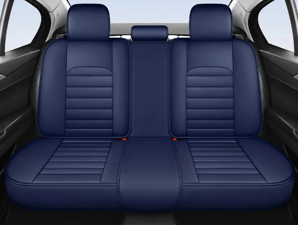Ultra-Comfy & Durable Full-Wrap Leather Car Seat Covers – Premium