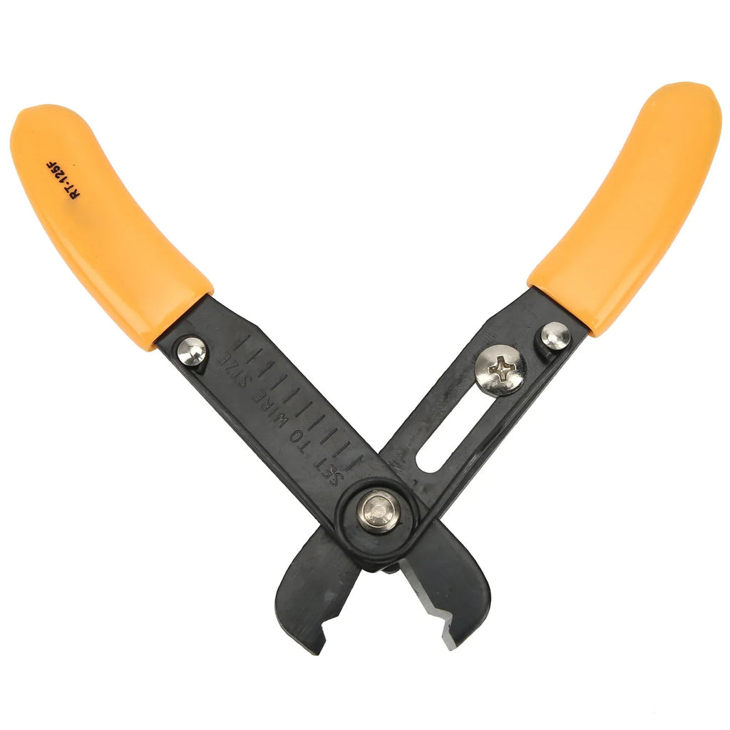 Adjustable Wire Stripper Pliers – 0.5–4.0mm, Yellow Handle