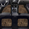 Leopard Print 4pcs or 2pcs  All-Weather Car Mats - Front & Rear Universal Fit