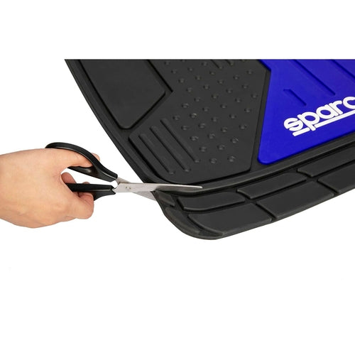 Car Floor Mat Set Sparco F511 Black/Blue