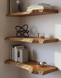 Contemporary floating shelf wood live edge walnut shelf handmade wood floating shelves modern minimalist home decor rustic wall