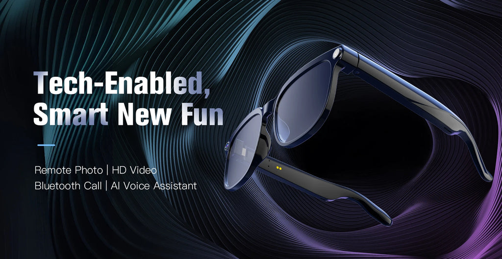 GUHUAVMI M02S Smart Camera Glasses – 800W 8MP HD, 1080P Video, WiFi 5G/4G, Bluetooth 5.3, ChatGPT, AI Translator, IP65