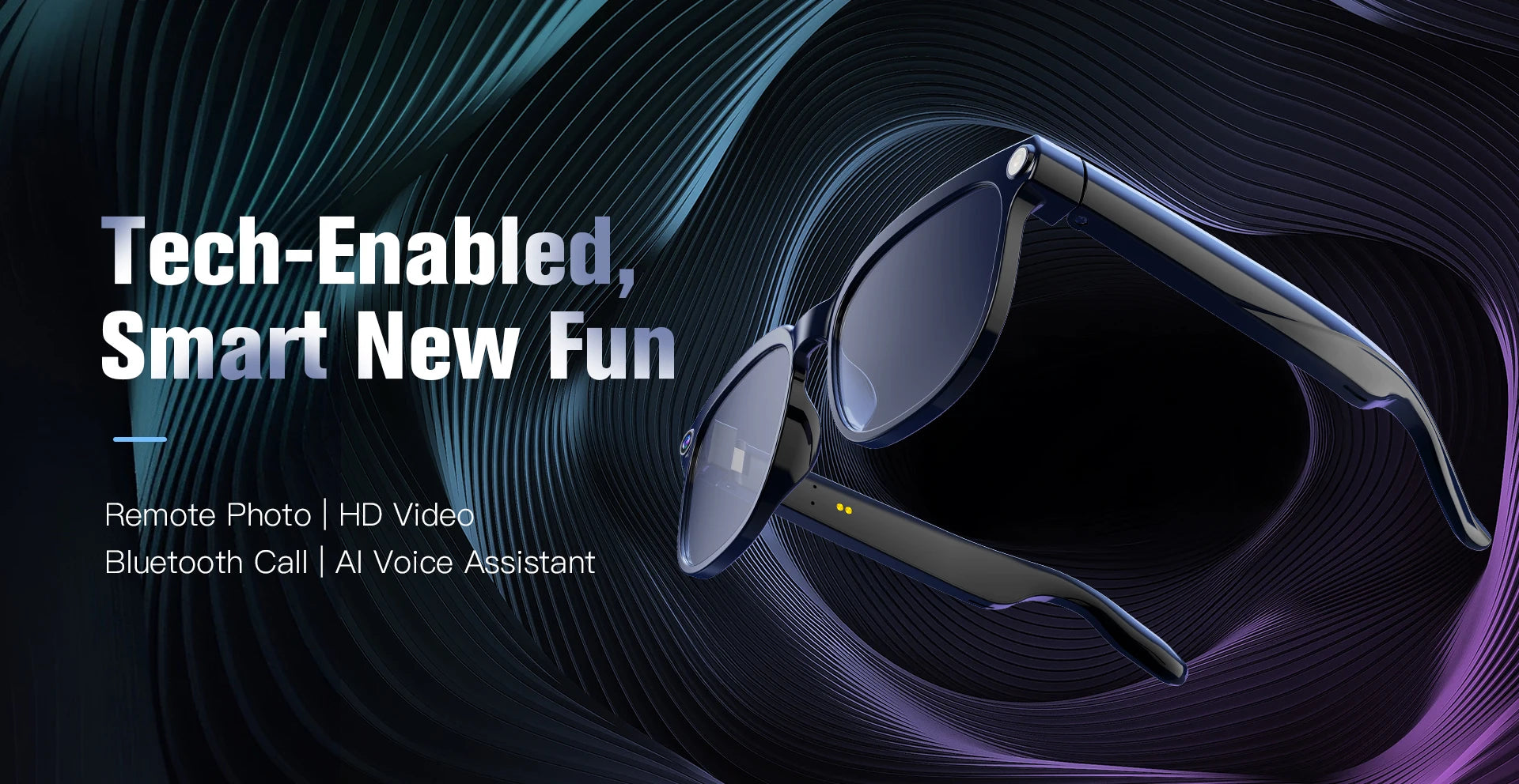 GUHUAVMI M02S Smart Camera Glasses – 800W 8MP HD, 1080P Video, WiFi 5G/4G, Bluetooth 5.3, ChatGPT, AI Translator, IP65