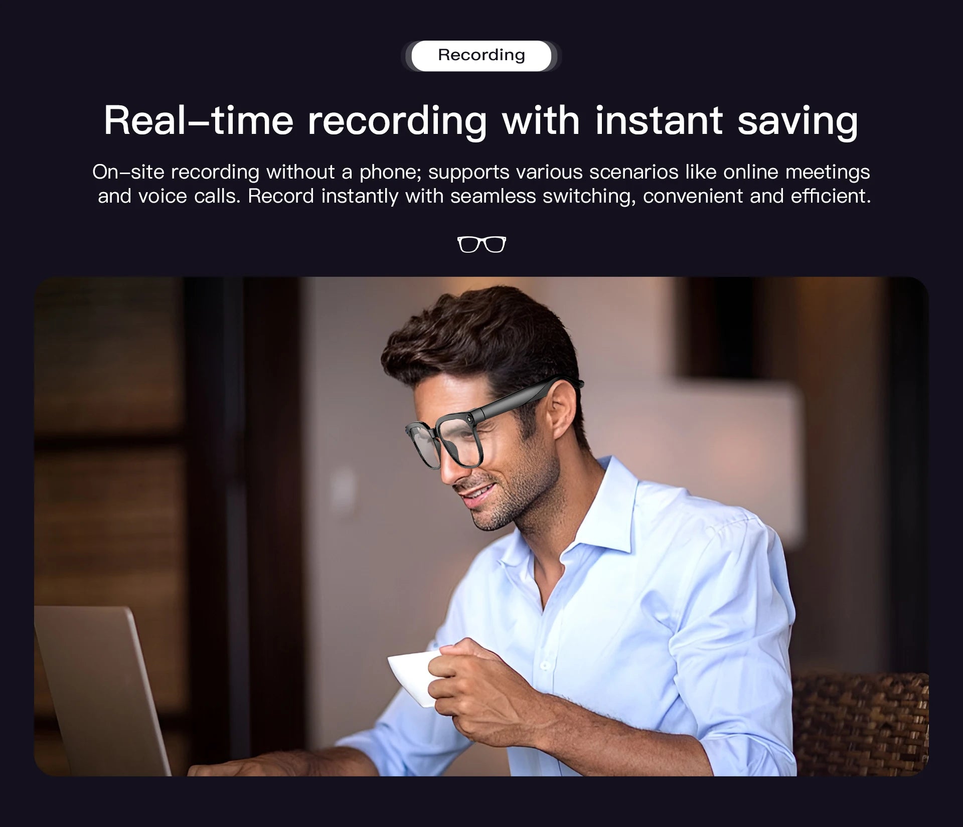 GUHUAVMI M02S Smart Camera Glasses – 800W 8MP HD, 1080P Video, WiFi 5G/4G, Bluetooth 5.3, ChatGPT, AI Translator, IP65