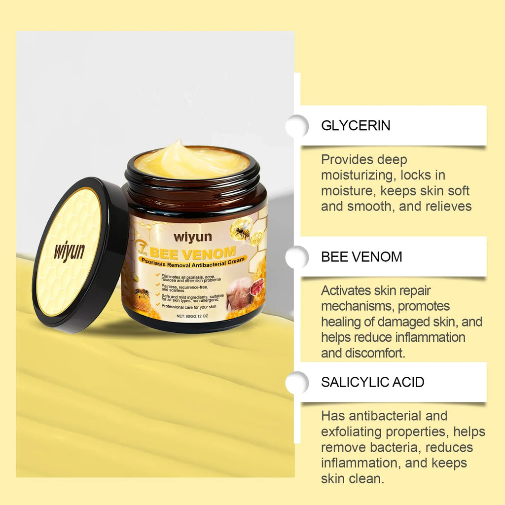 Bee Venom Body Cream 60g for Dry Skin Relief