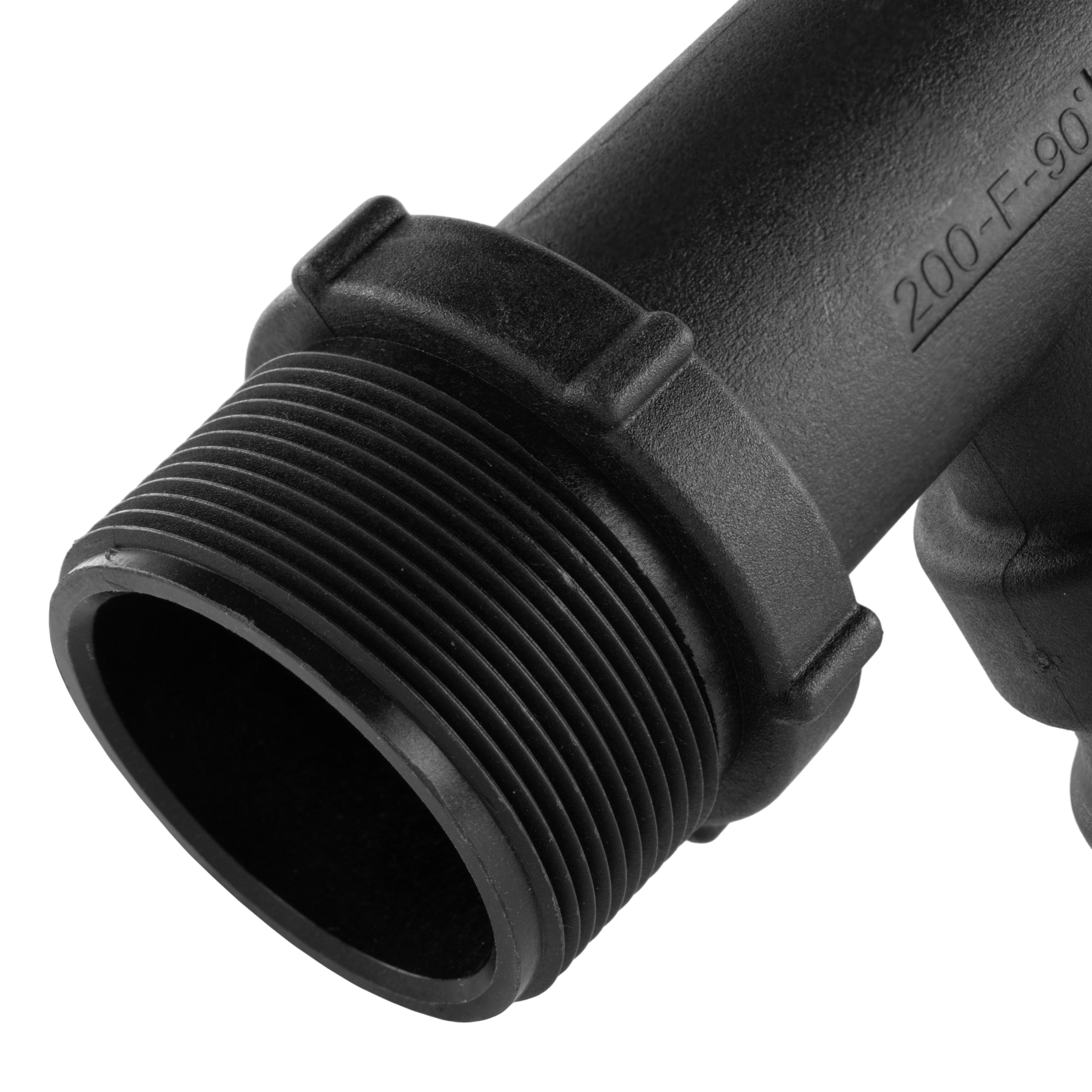Type F Camlock Pipe Elbow Connector, 2"
