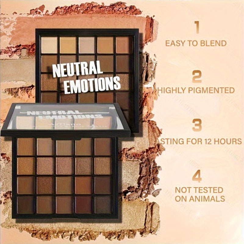 Ecofavor Neutral Emotions Eyeshadow Palette