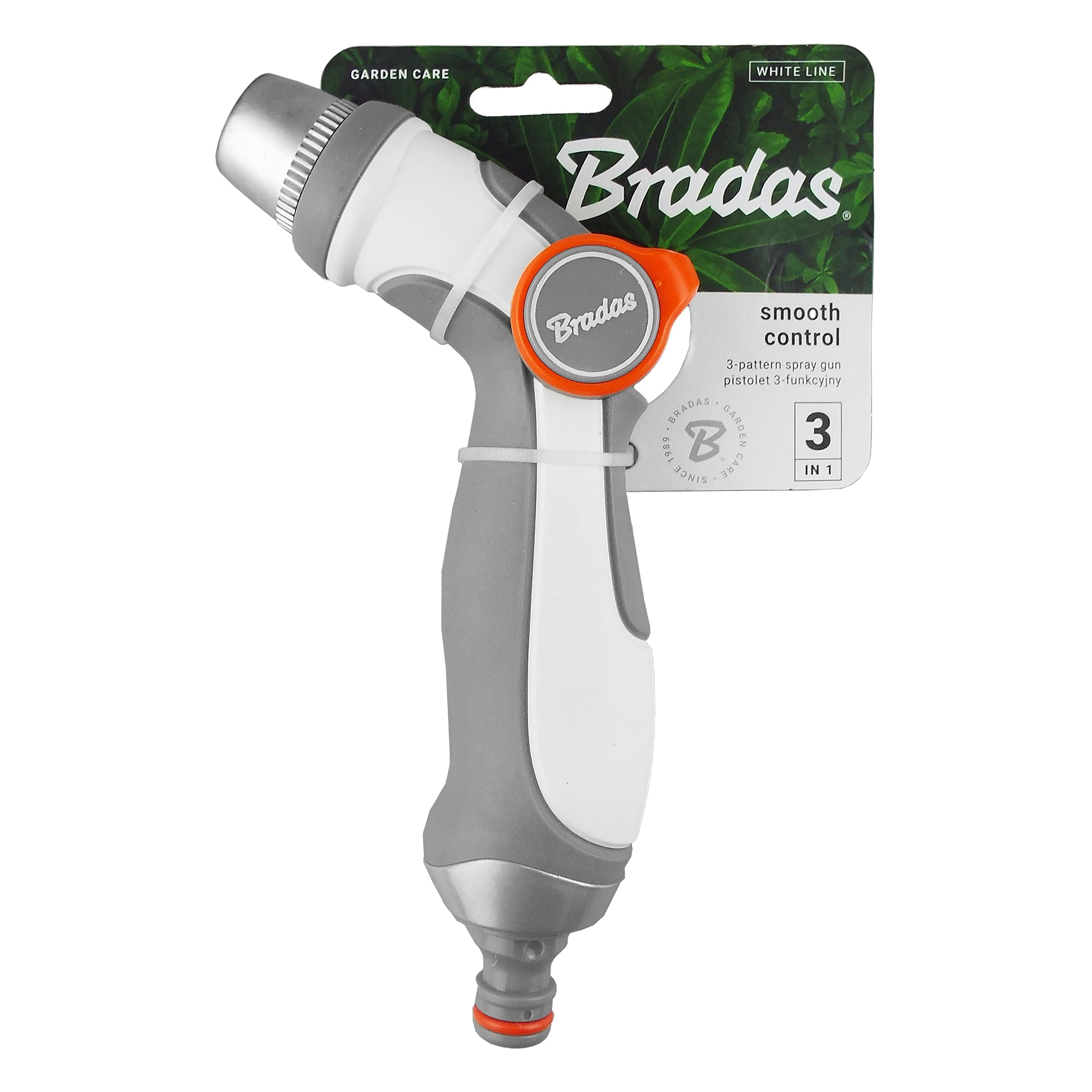 Grey & White Adjustable Flow Water Sprayer, EN54M