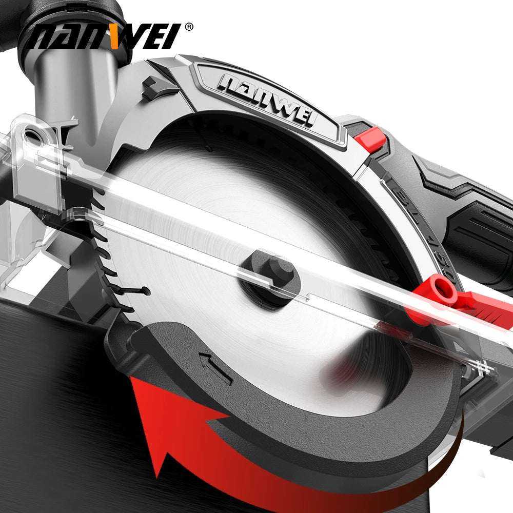 21V Cordless Circular Saw – Brushless, 6800RPM, 55mm Blade