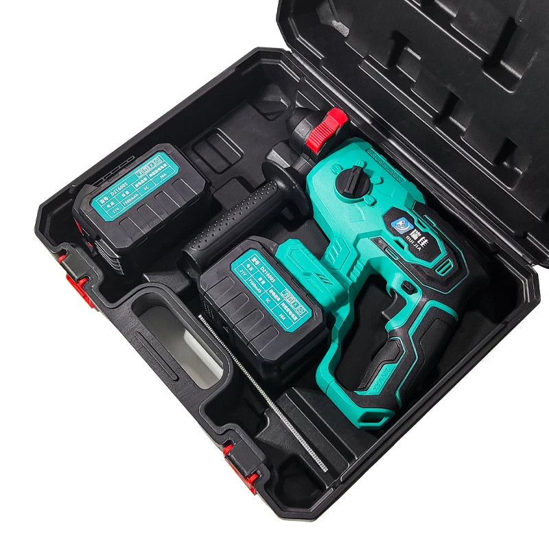 21V Cordless Hammer Drill – Brushless, 6000mAh, Concrete Ready