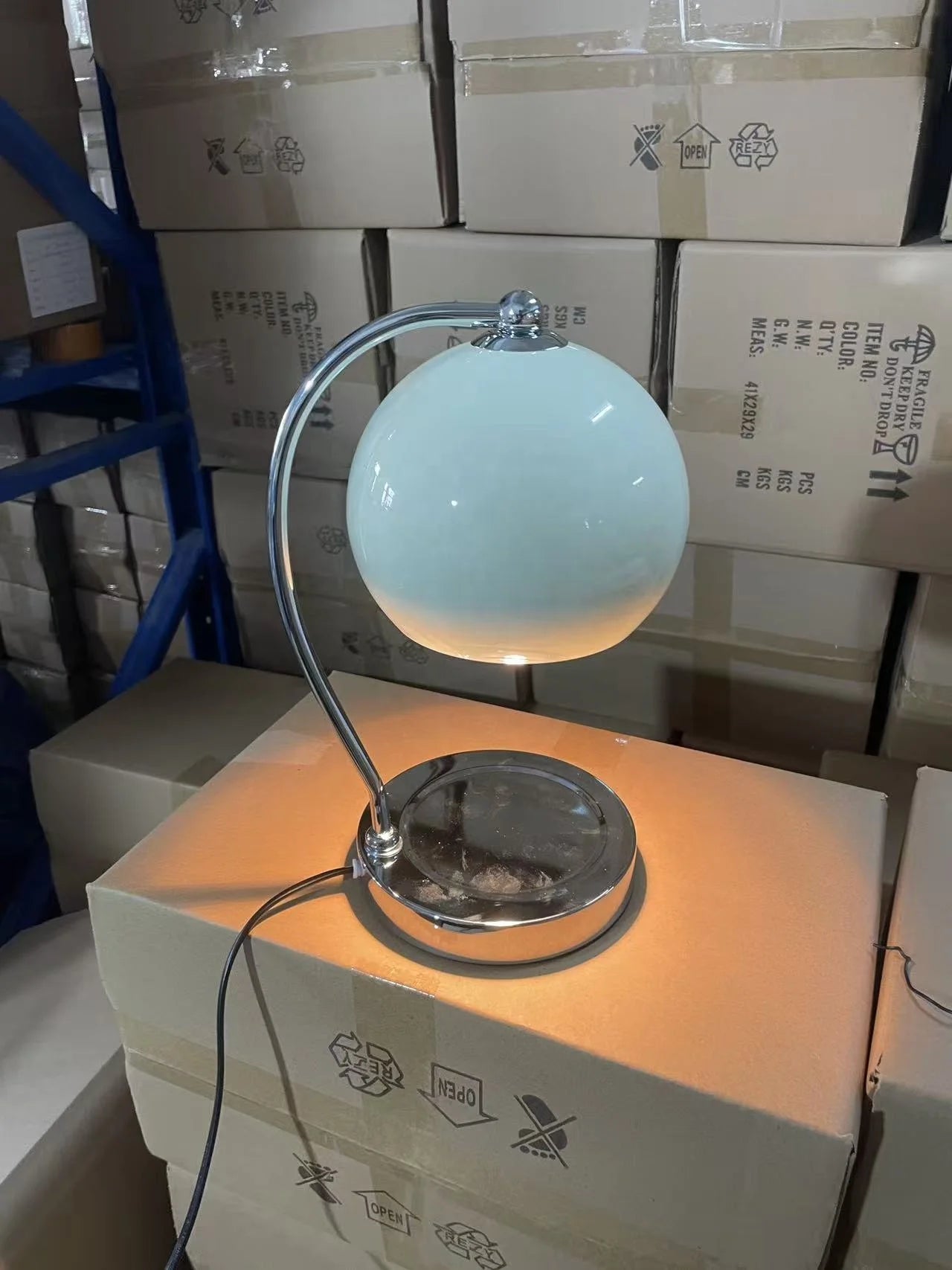 China Factory Metal Based Brightness Adjustable Led Candle Warmer Lamp for Home