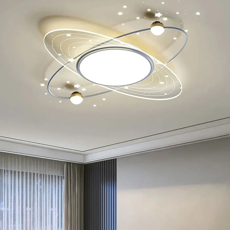 Creative Starry Effects LED Ceiling Light – Luxury Bedroom & Living Room Indoor Lamp