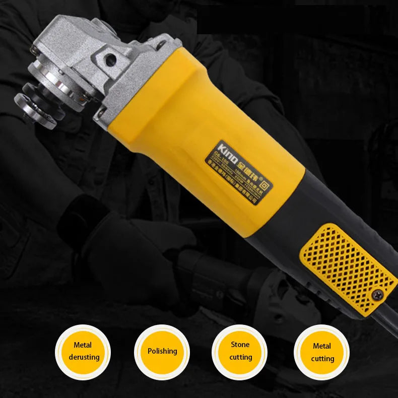 980W Angle Grinder – 100mm Disc, Metal Cutting & Polishing