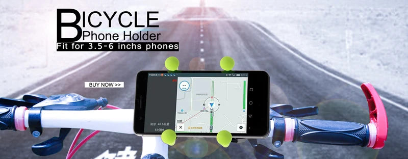 Bike Motorcycle Phone Holder Mount 360° Rotatable Motorbike Handlebar Phone Mount Stand Adjustable Mobile Cell Phone Holder