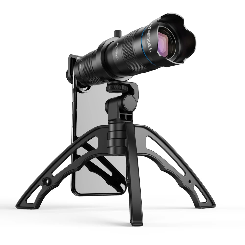 APEXEL optic phone mobile camera lens 36x telephoto telescope lens monocular+ selfie tripod for iPhone Huawei all Smartphones