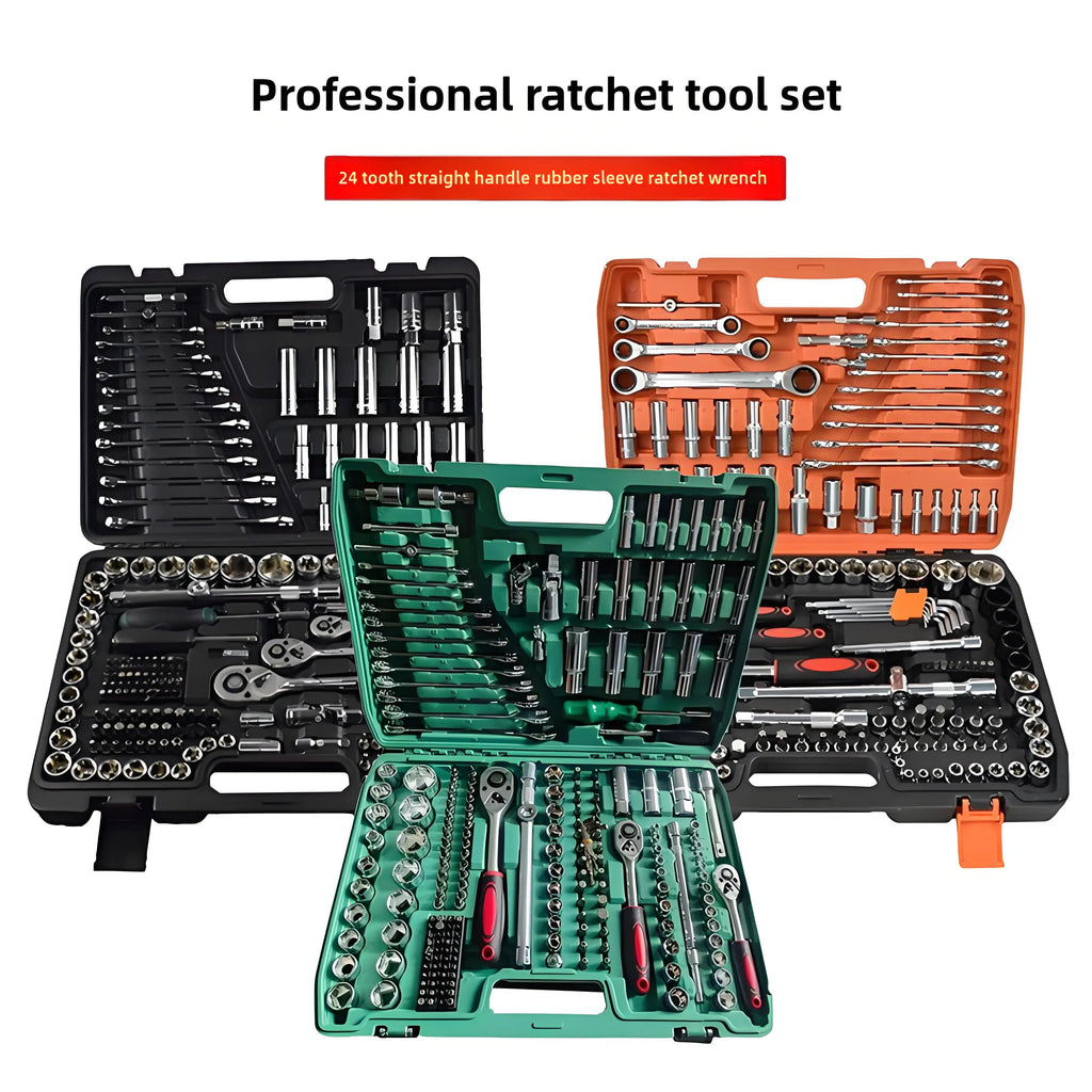 Customizable 151-Piece Steel Hand Tools Set for Auto Repair with OEM Case Packaging for Workshop Use