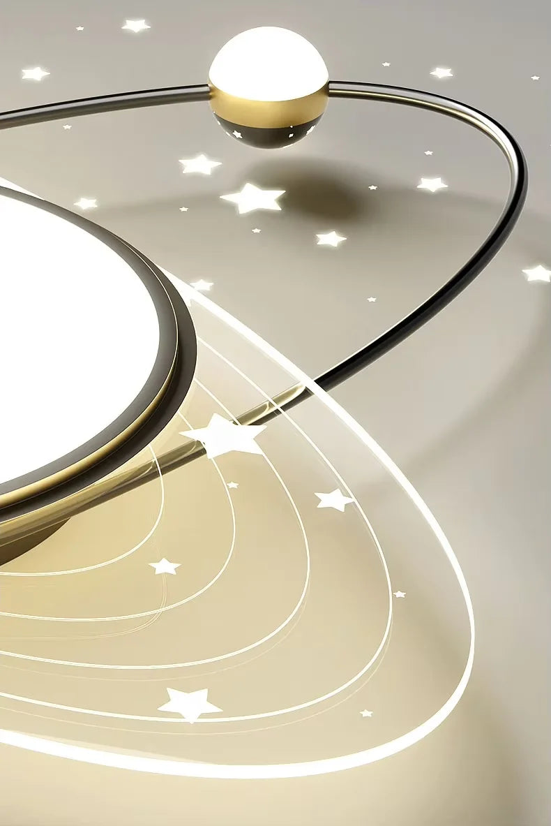 Creative Starry Effects LED Ceiling Light – Luxury Bedroom & Living Room Indoor Lamp