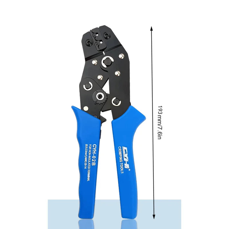 SN-02B Crimping Pliers 0.5-2.5mm2 Hand Tools Cable Electrical Insulated Terminals Crimp Plier