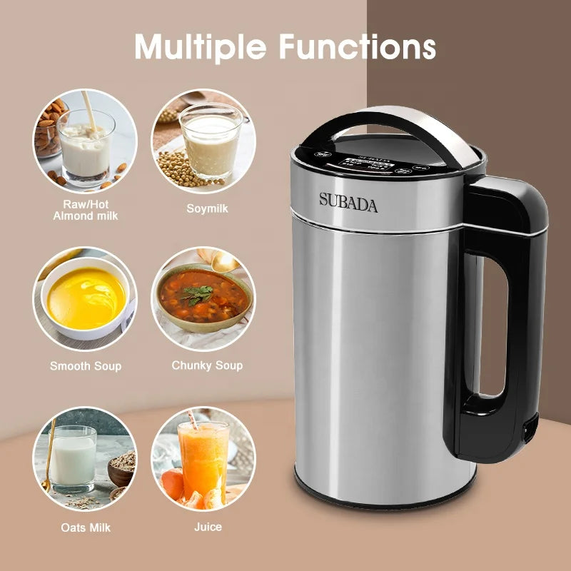 Automatic Nut Milk Maker – 1.5L Plant-Based Milk Machine, 800W