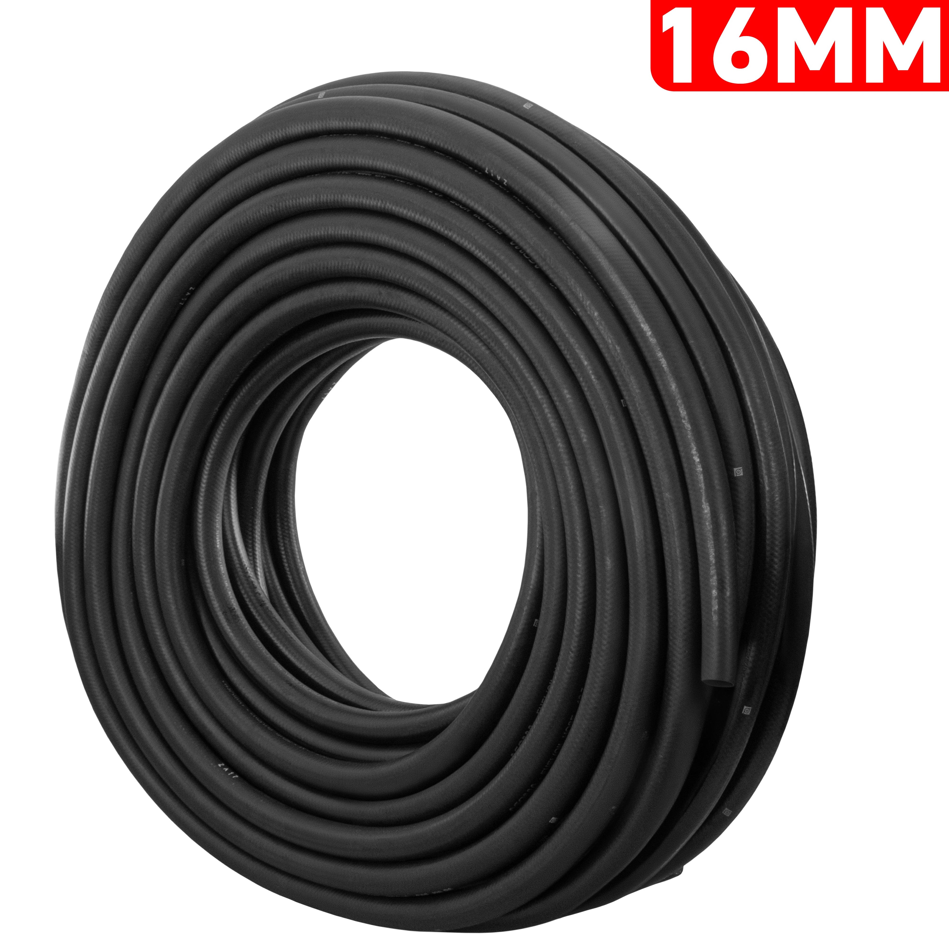 16mm Braided Rubber Heater Hose, SAE J20 R3