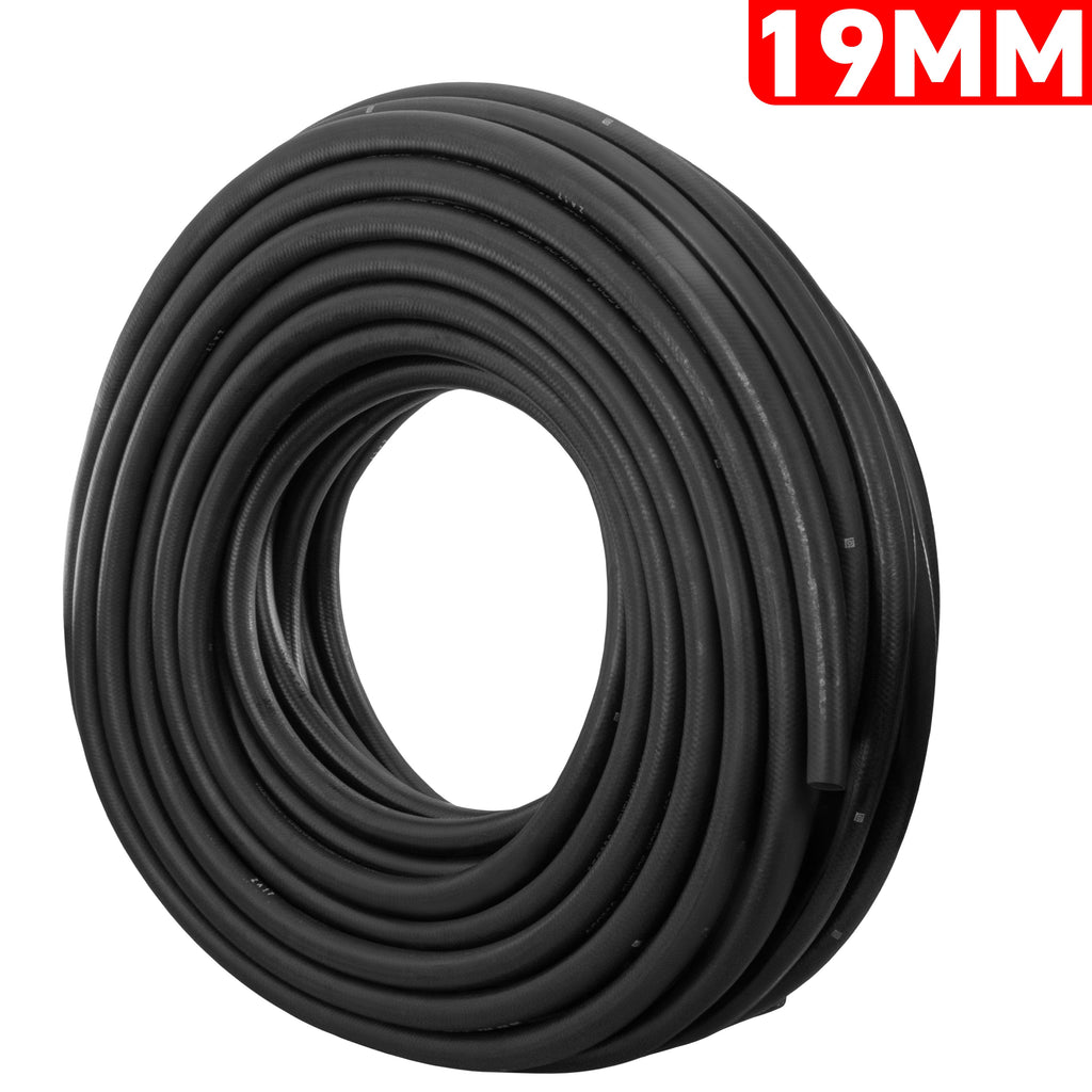 19mm Braided Rubber Heater Hose, SAE J20 R3