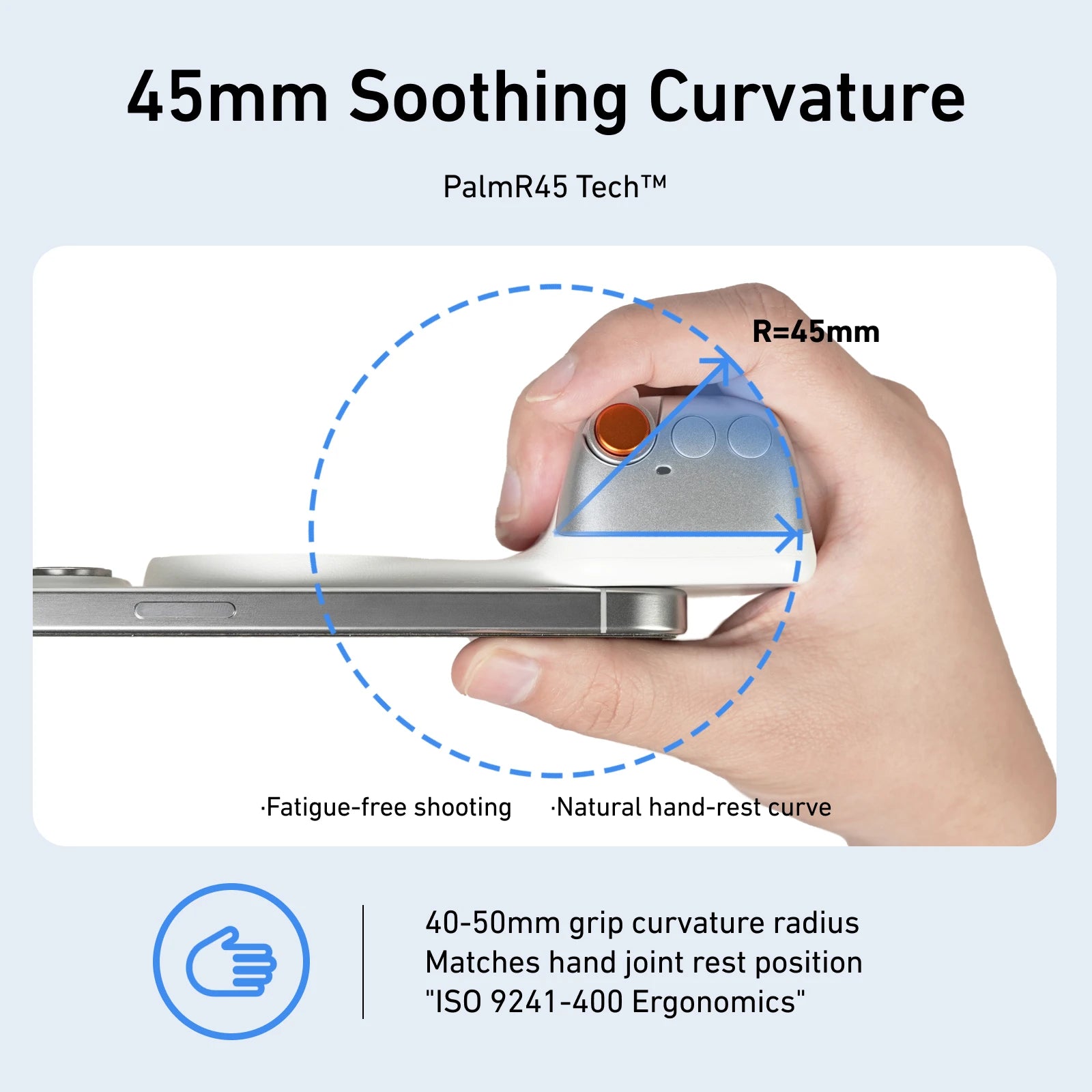 TELESIN Magnetic Phone Grip with Bluetooth Remote – iPhone & Android Compatible
