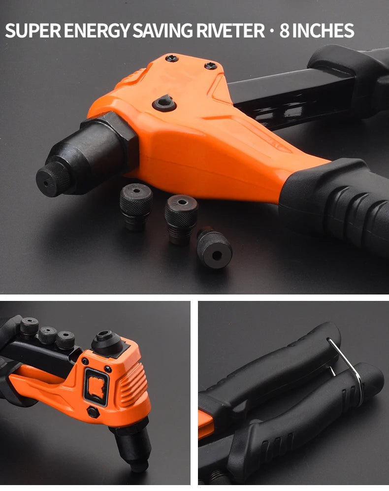 Professional Rivet Nut Gun Set – Hand Riveter with 50 Rivets