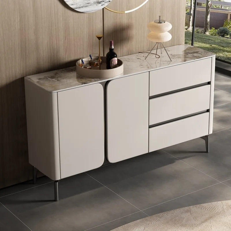 Premium Minimalist Display Cabinet – Light Luxury Living Room Storage