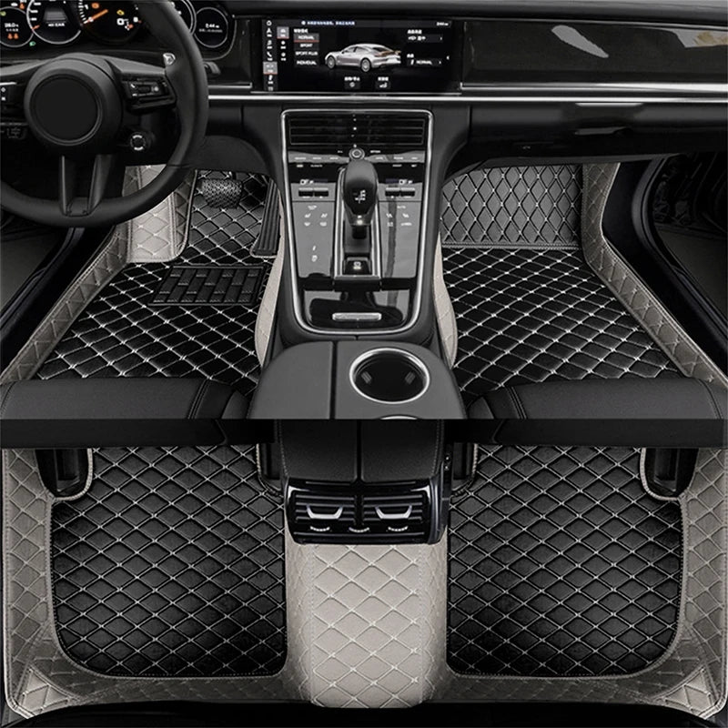 Custom Luxury Leather Car Floor Mats for Honda Civic 8th Gen 2006-2008 – Full Coverage