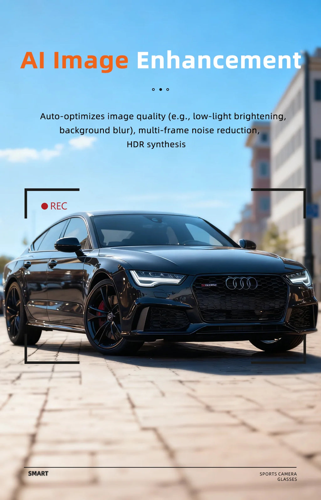 2026 Smart Glasses Men – 800W HD Photo & Video, Bluetooth Call, AI Translation, Anti-Glare