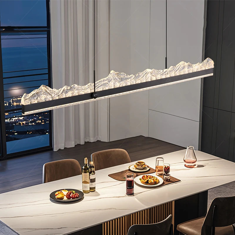 Modern LED Chandelier – Indoor Ceiling Hanging Light for Living Room & Dining Room