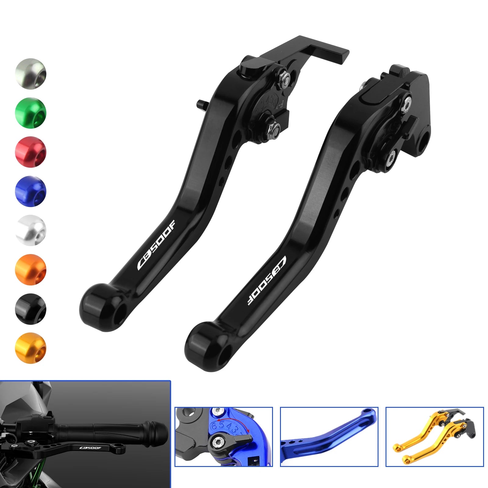 Motorcycle Accessories  Short Brake Clutch Lever Handles For Honda CB500F 2013 2014 2015 2016 2017 2018 2019 2020 2021