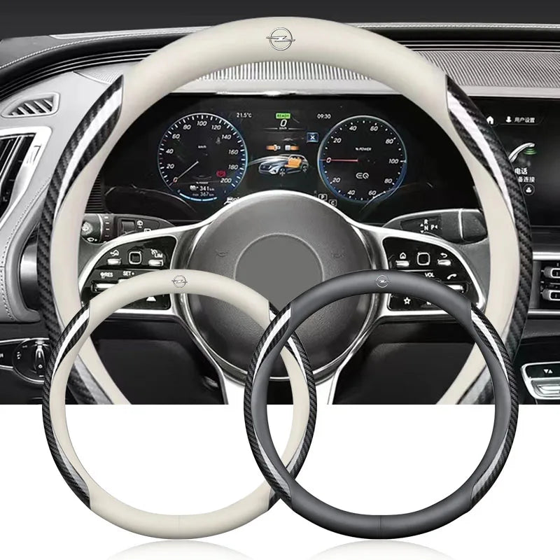 Anti-slip accessories for the interior of car steering wheel covers For Opel Insignia Astra Antara Meriva Zafira H G Corsa