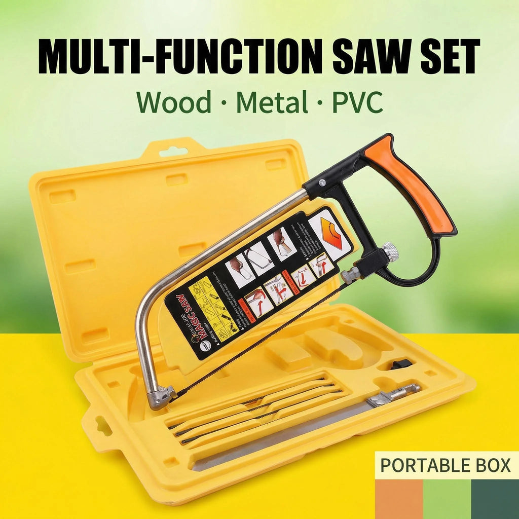 6-Piece Woodworking Handsaw Set – Multi-Function DIY Kit