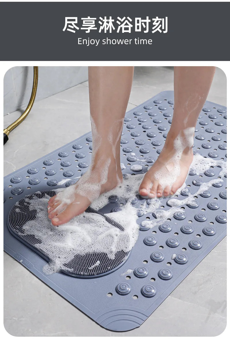 Household Bathroom Non-slip Toilet Floor Mat Toilet Anti-drop Mat Bathtub Massage Mat