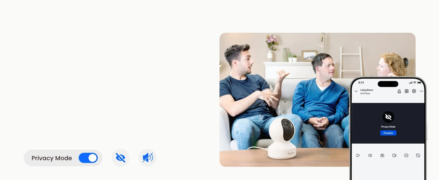 REOLINK 4K PTZ Indoor WiFi 6 Security Camera, 8MP, Person and Pet Detection