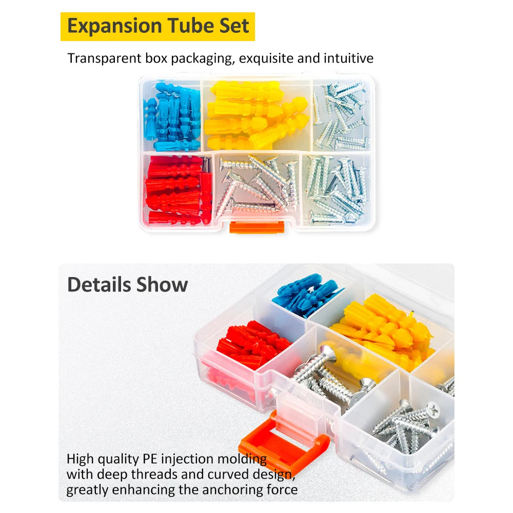 108 Piece Tool Set General House hold Hand Tool Kit with Plastic Toolbox Storage Case   Used to Car repair And home Repair