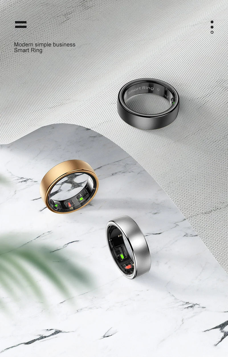 R10 Smart Ring for Men & Women – Wireless Charging, Multi-Sport Tracker, Activity Modes for Android & iOS