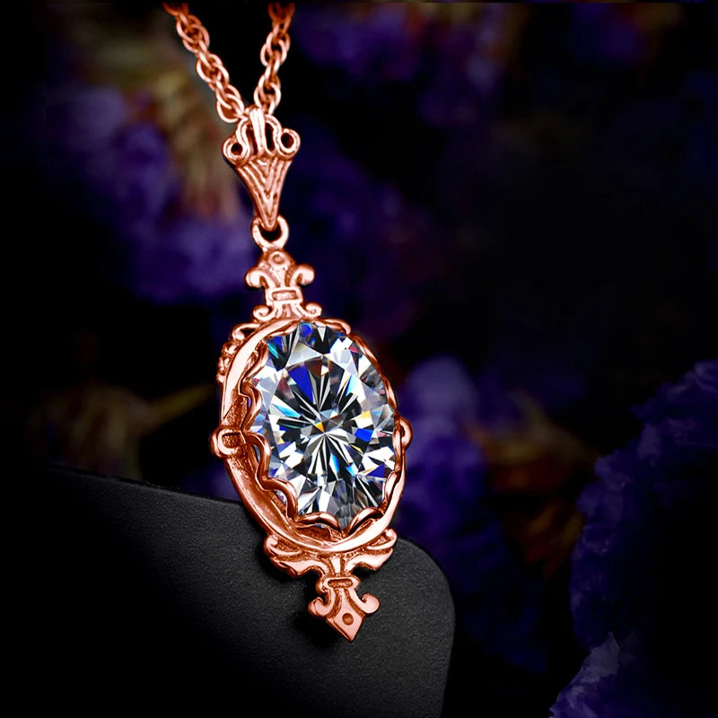 Hand Made Real 925 Sterling Silver Garnet Stone Necklace Pendant For Women Statement Vintage Fine Jewelry Mother Trendy Gifts