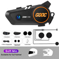 Bluetooth 5.3 Motorcycle Helmet Headset – Waterproof, Hands-Free, MP3