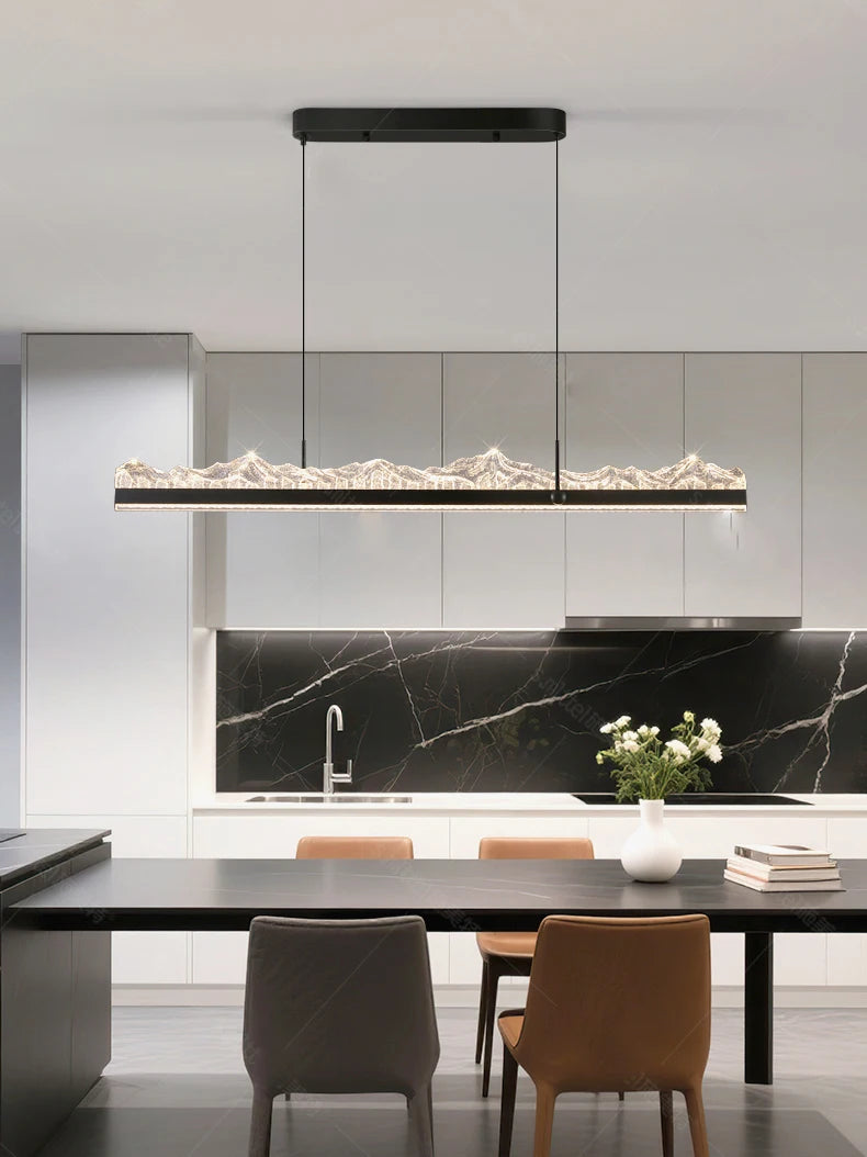 Modern LED Chandelier – Indoor Ceiling Hanging Light for Living Room & Dining Room