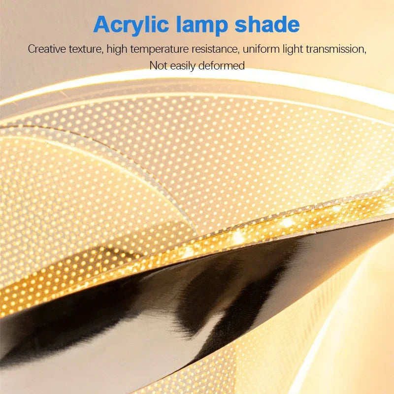 Nordic LED Acrylic Wall Lamp – Modern Bedside & Living Room Light