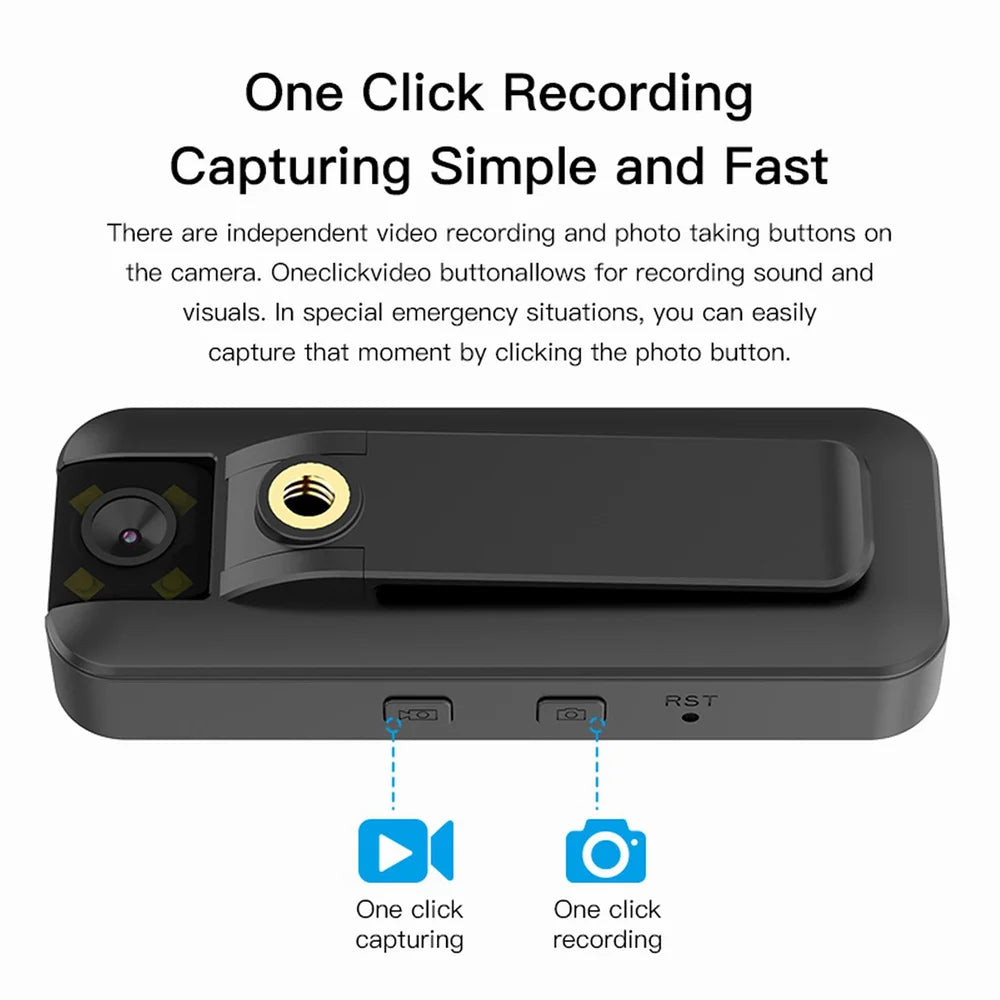 2025 4G Wireless Mini Camera 4K High Definition Phone Remote Video Recorder Worn Police Small Body Cam Night Vision DV Camcorder