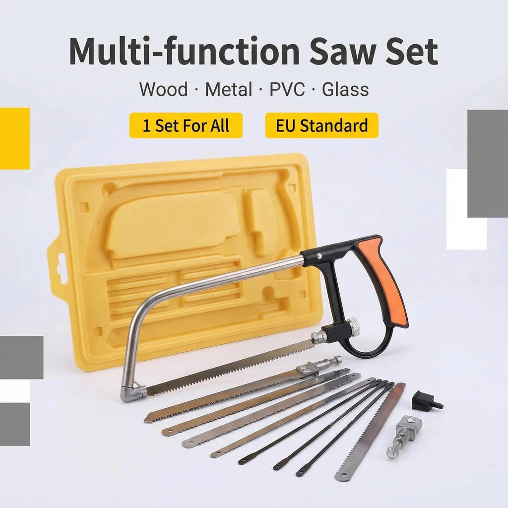 6-Piece Woodworking Handsaw Set – Multi-Function DIY Kit