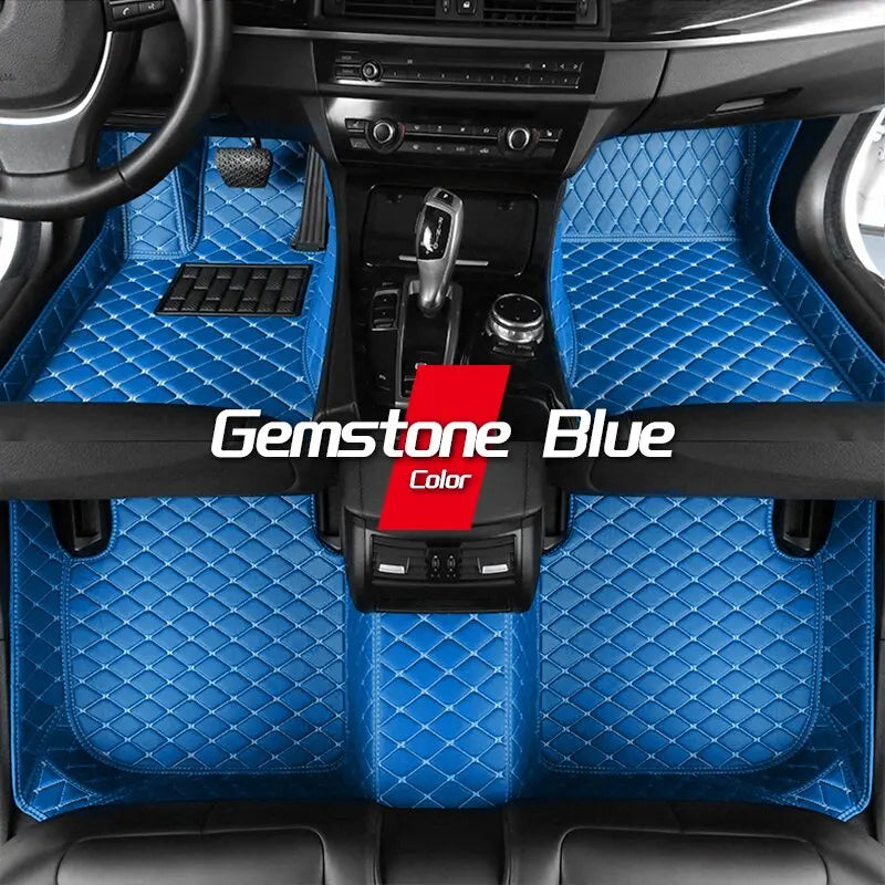 Luxury Leather Car Floor Mats for Hyundai Sonata DN8 MK8 2020-2022 – Full Set