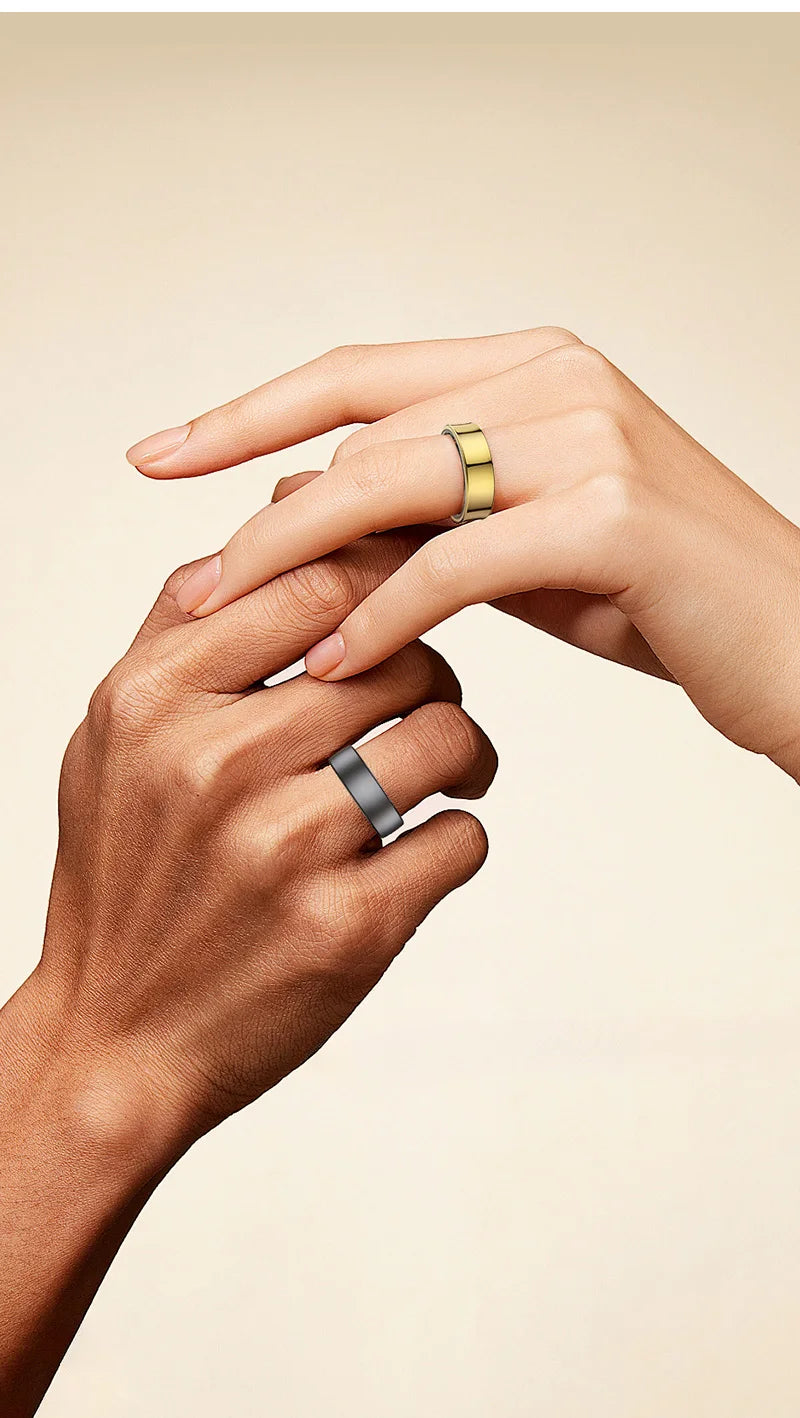 R10 Smart Ring for Men & Women – Wireless Charging, Multi-Sport Tracker, Activity Modes for Android & iOS