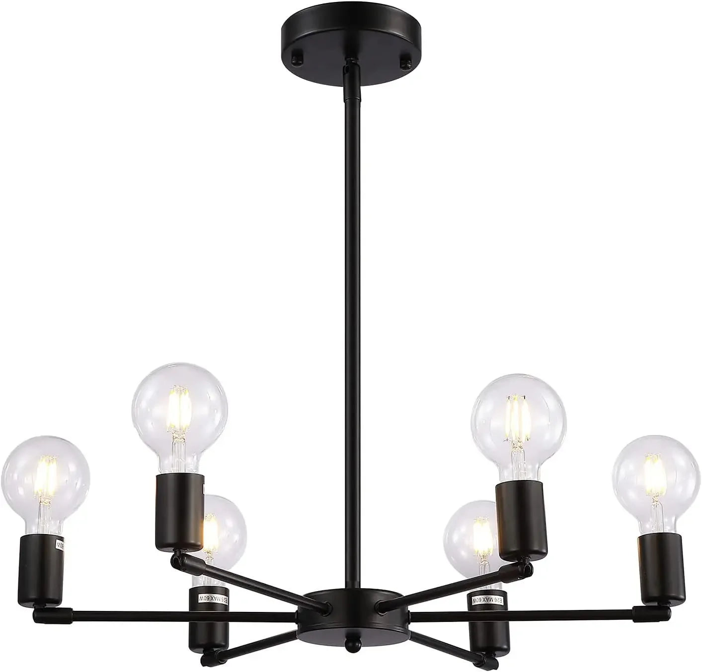 Modern E27 Ceiling Chandelier – Home Lighting for Living Room, Bedroom & Balcony