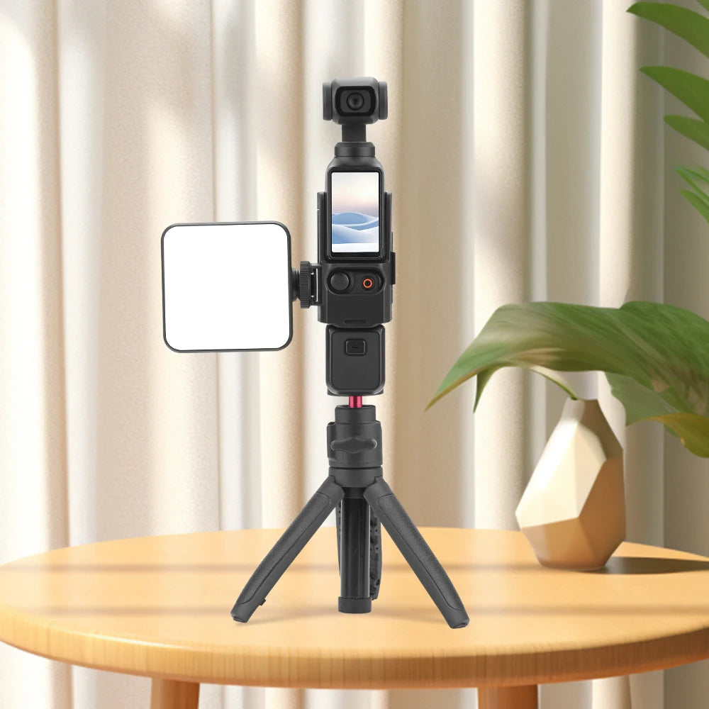 Phone Holder Teleprompter for DJI Pocket 4 3 Camera Live Streaming Bracket Expansion Adapter Frame Photography Accessories