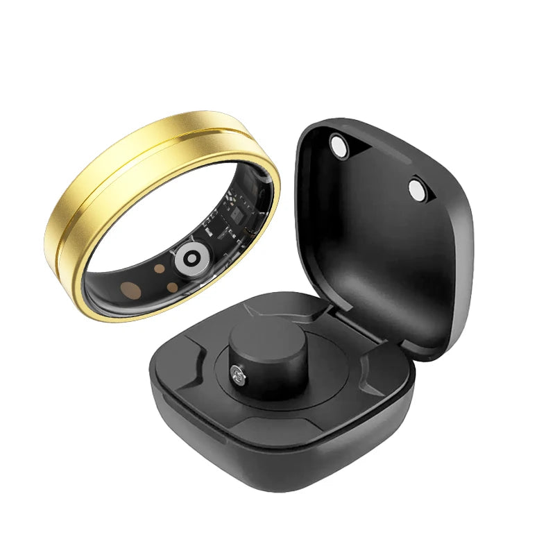 Smart Ring – Health Monitor, Sleep & Sports Fitness Tracker | 5ATM Waterproof