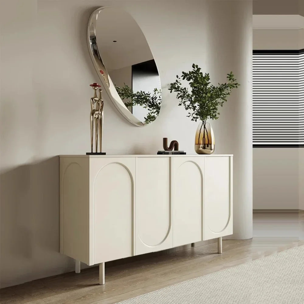 Standing Display Cabinet – Modern Glass Vitrine Shelf